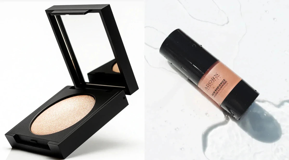 liquid vs powder highlighter. Best Highlighter for mature skin