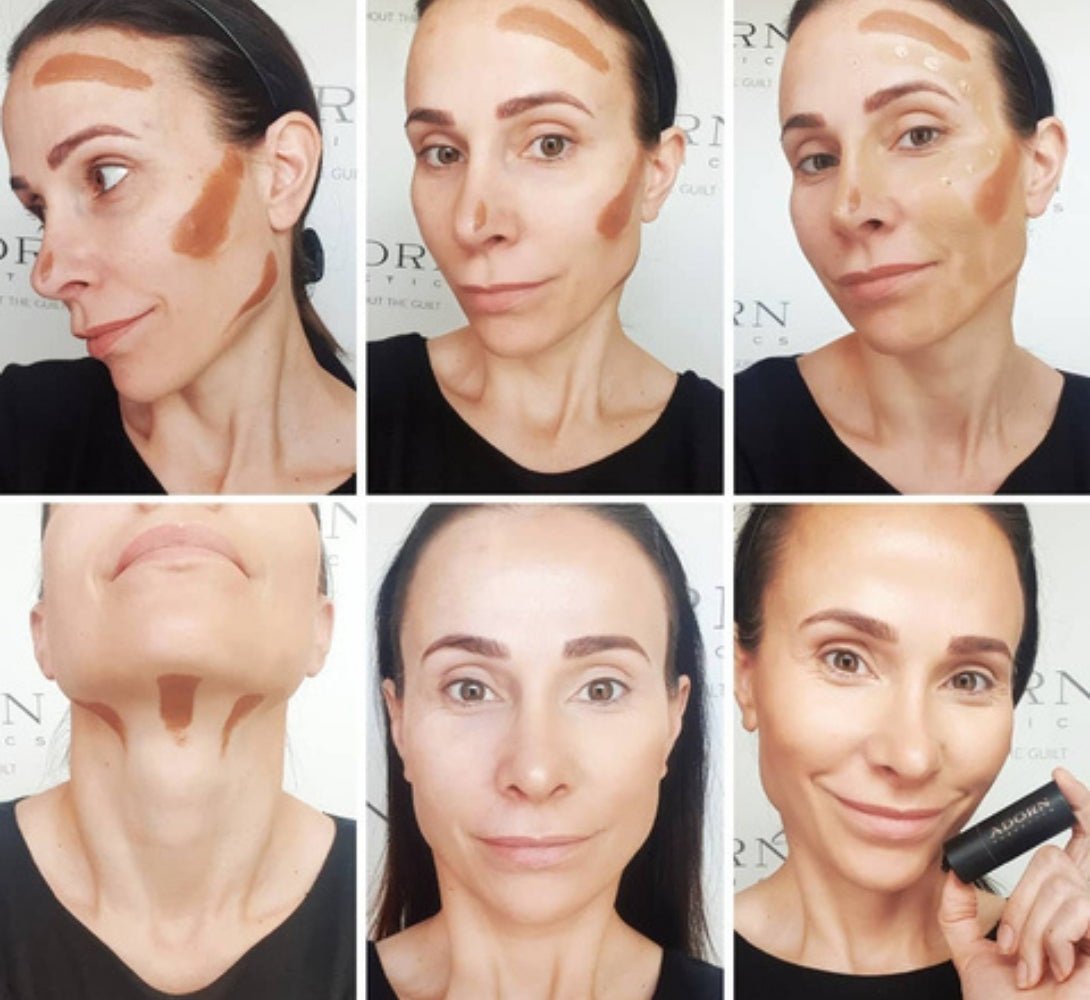 face contouring for mature skin tutorial