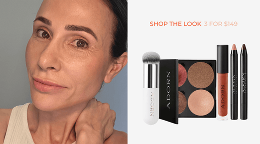 Natural Glamour Makeup Look - Adorn Cosmetics