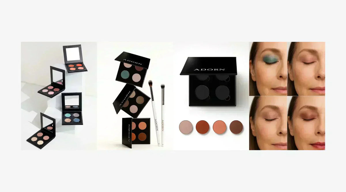 The best eyeshadow colours for blue, brown and green eyes.