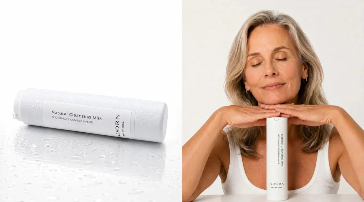 Vegan Cleansing Milk for Dry Mature Skin. Best milk cleanser Australia