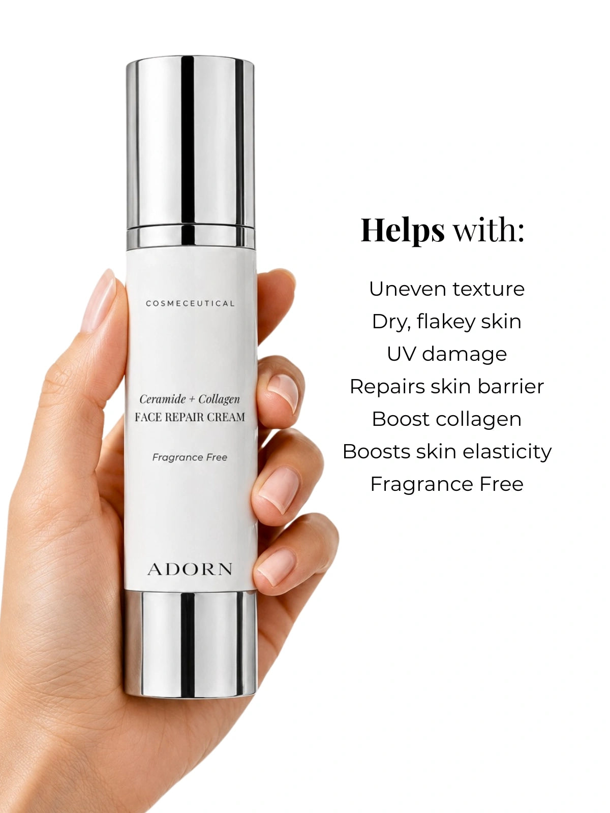 Collagen Repair Face Cream | Ceramides + Peptides
