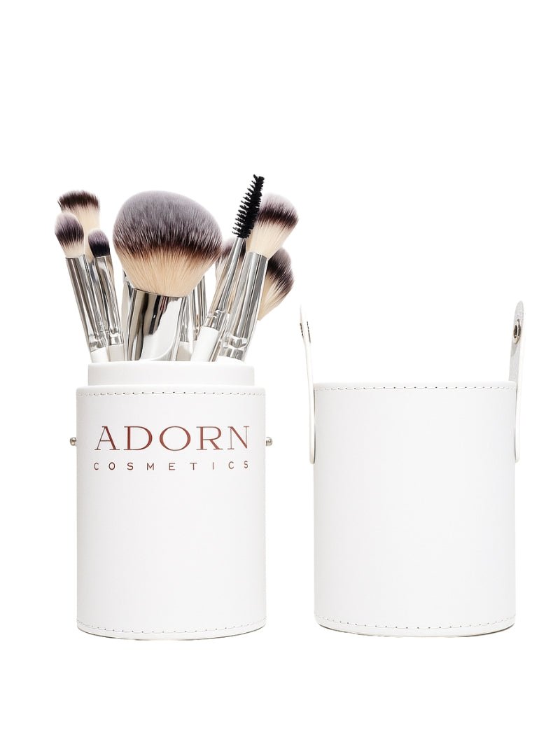 15 Piece Makeup Brush Set Vegan – Adorn Cosmetics