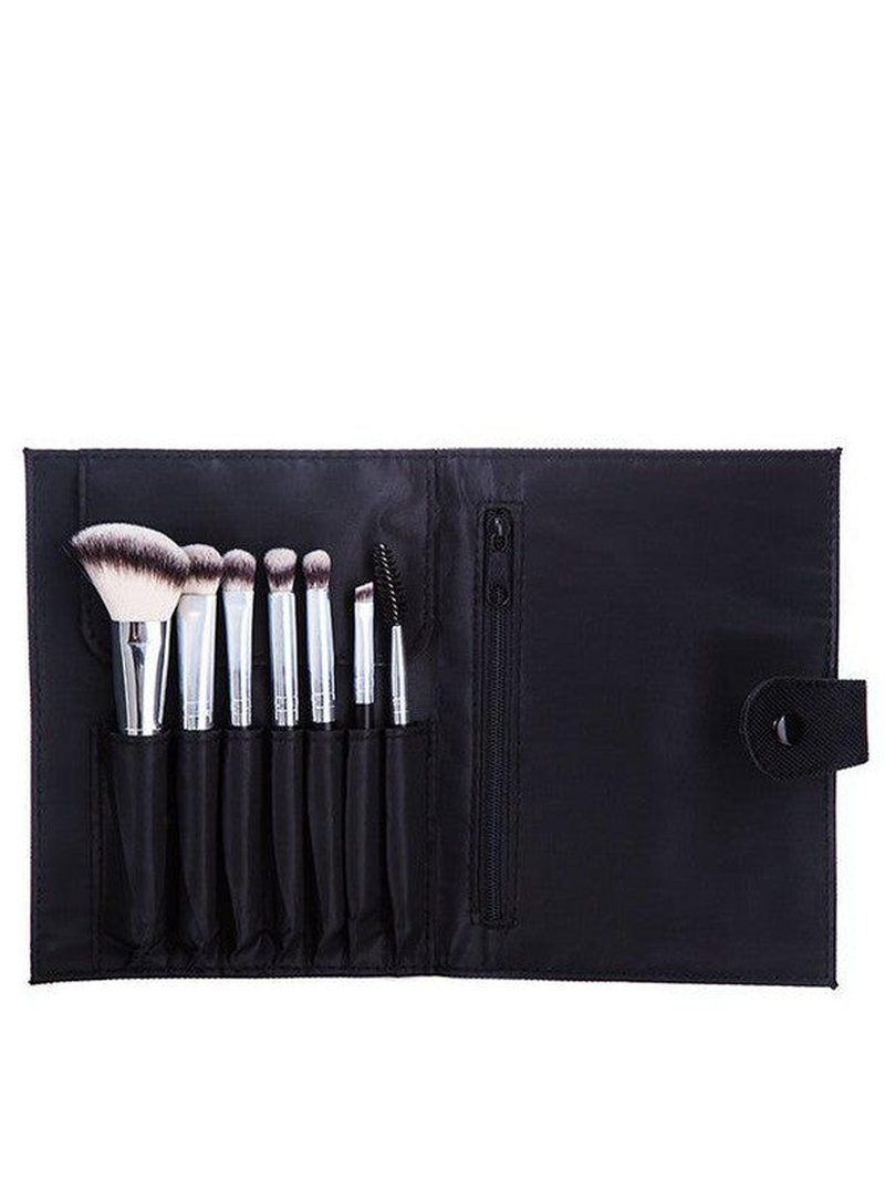 ADORN 7 Pce Travel Makeup Brush Set