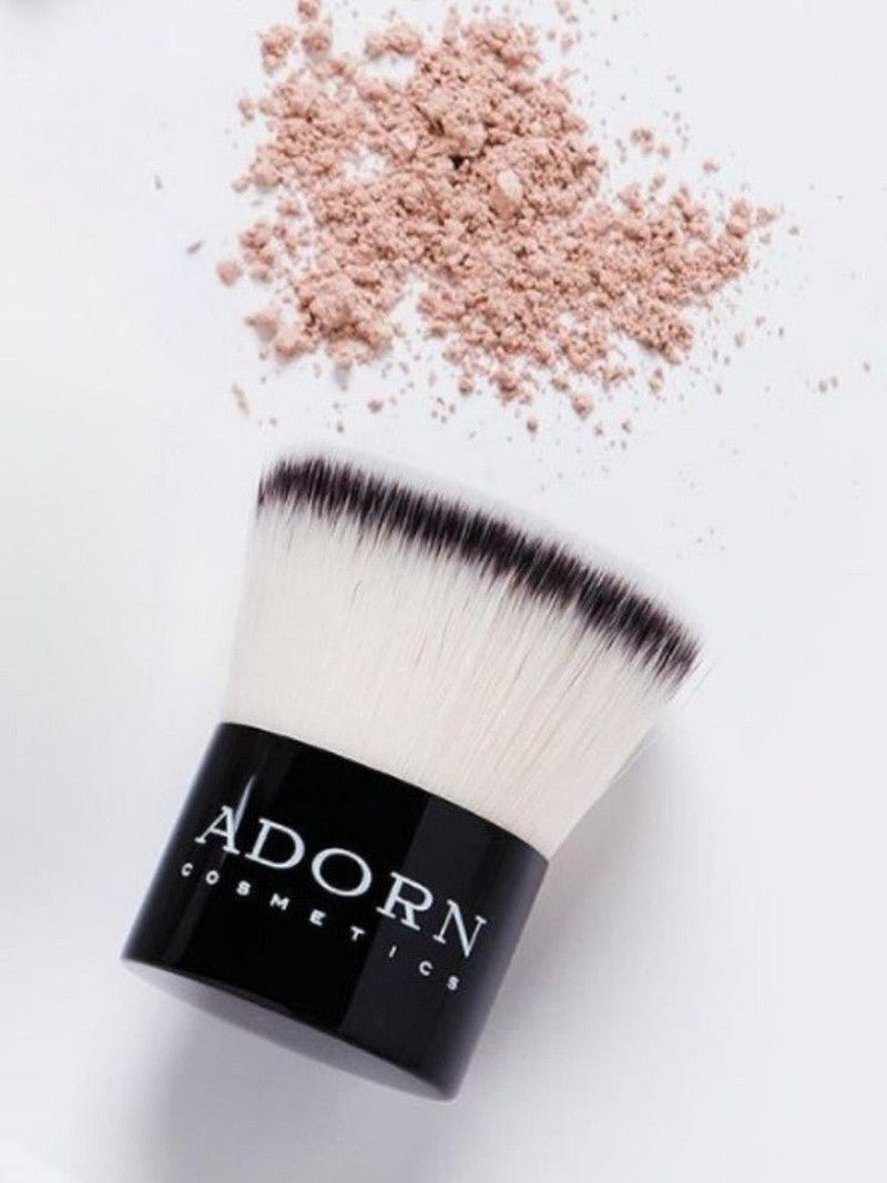 Cruelty-Free Kabuki Brush - Loose Mineral Foundation Essential - Adorn Cosmetics