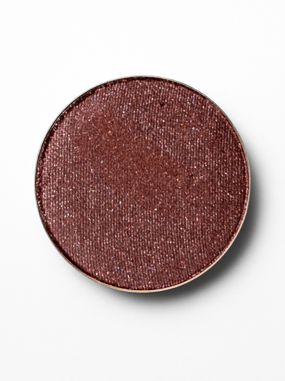 Brown eyeshadow compact on a white background