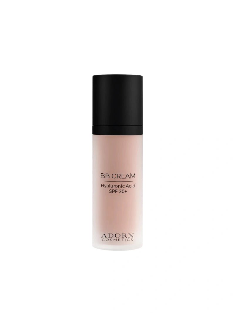 Adorn SPF 20 natural BB cream with hyaluronic acid — hydrating coverage for mature skin
