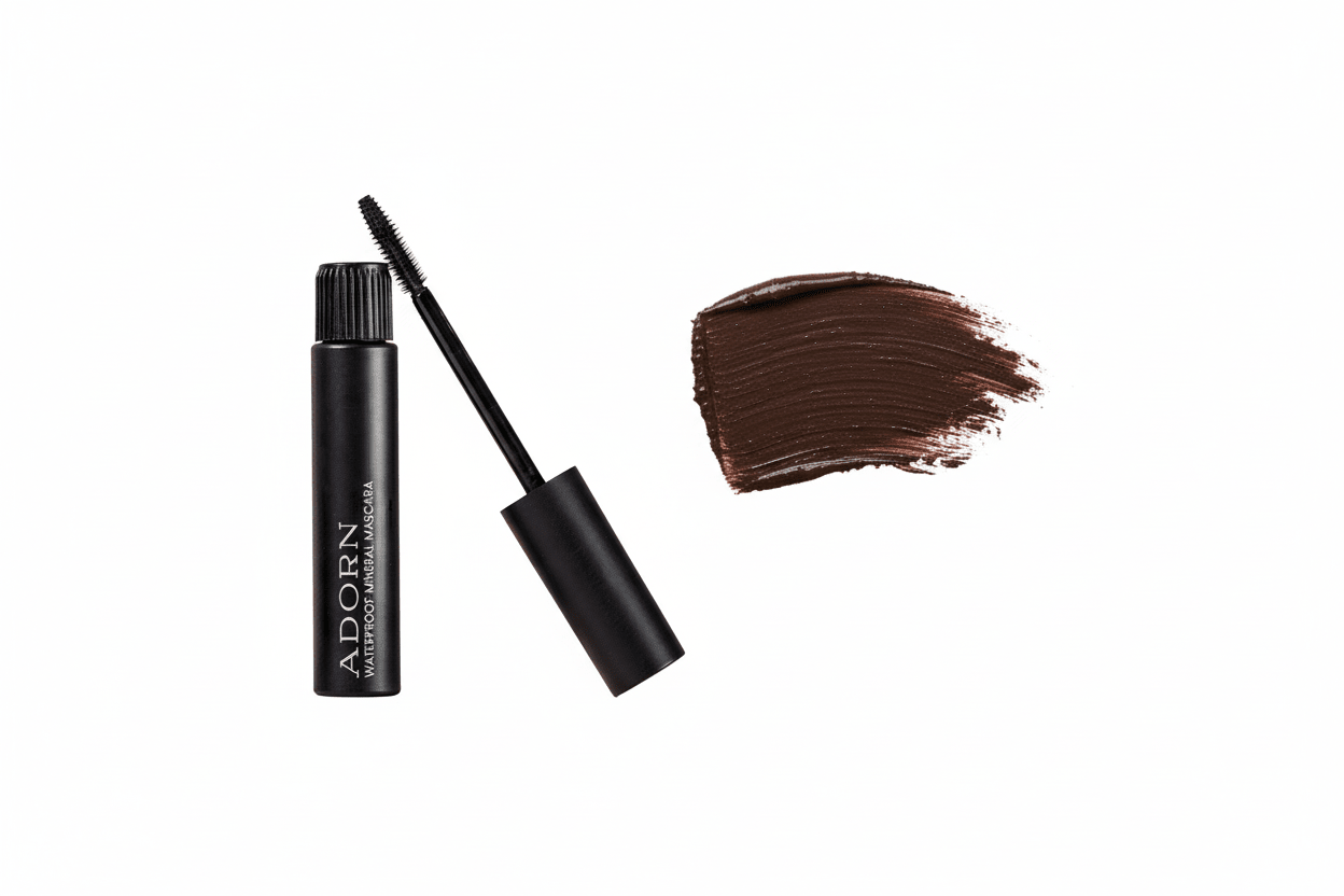 Adorn refillable waterproof mascara — sustainable beauty