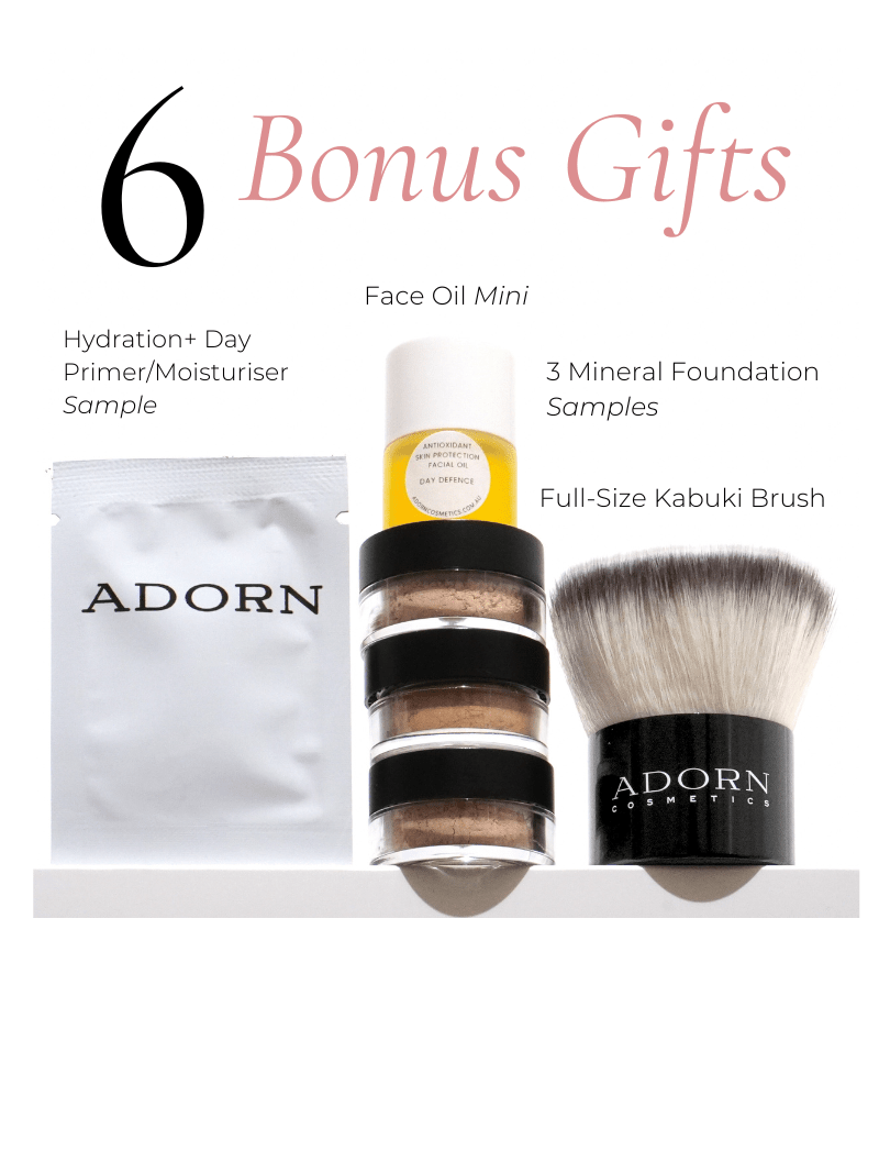 ADORN 'Match Me' Mineral SPF 20 Foundation + Free Kabuki Brush - Adorn Cosmetics Free Skincare and Makeup Samples