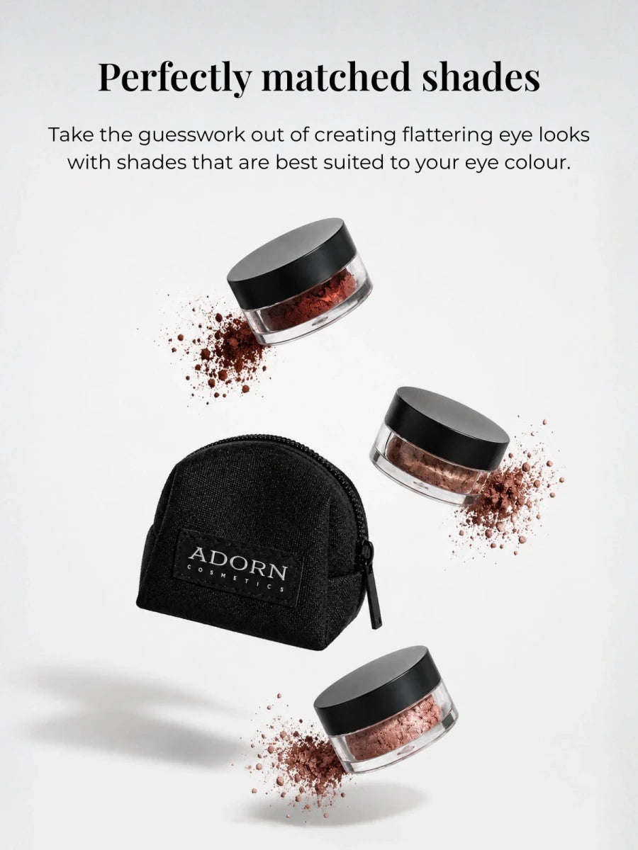 Mineral Eyeshadow Set | Sensitive Eyes Eye Shadow - Adorn Cosmetics