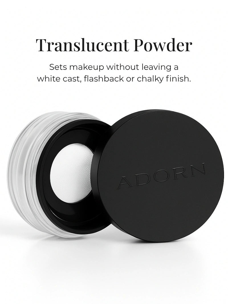 Oil Control Mineral Setting Powder | Refillable Setting Powder - Adorn Cosmetics