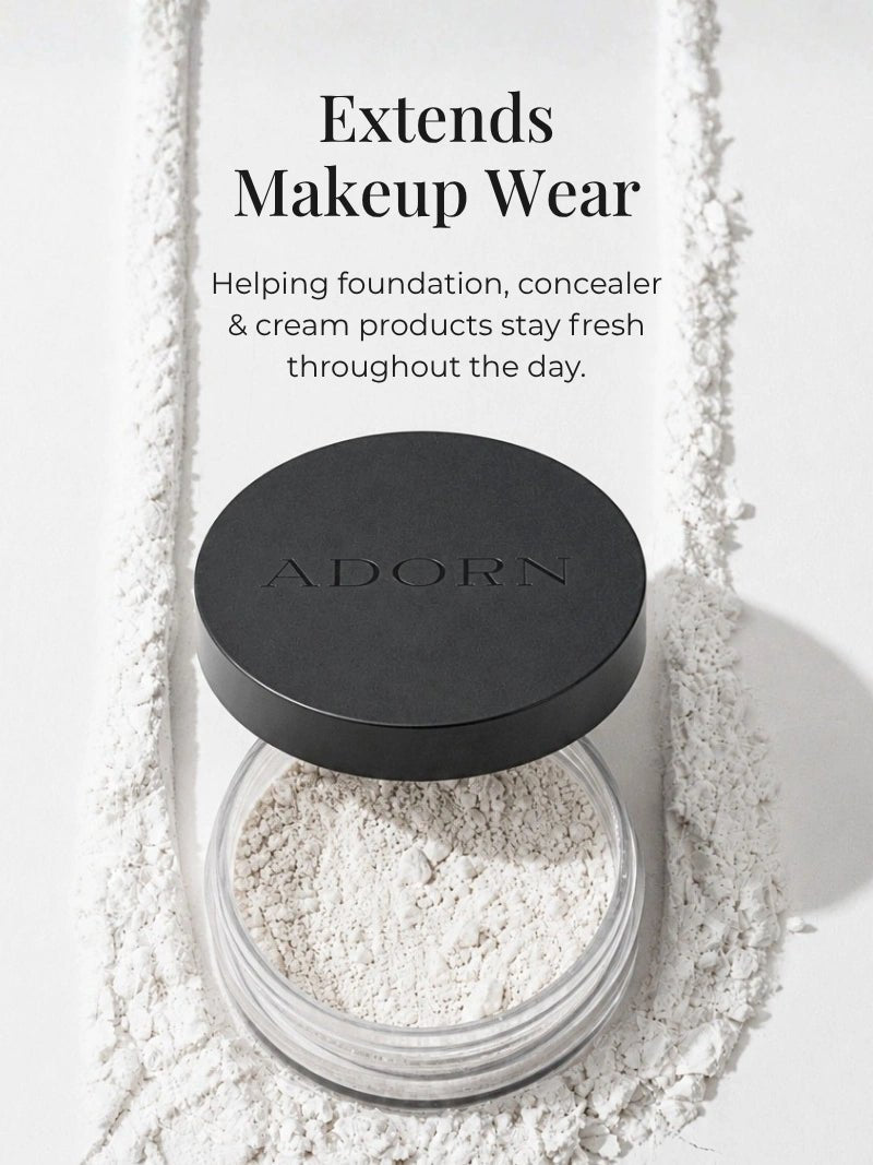 Oil Control Mineral Setting Powder | Refillable Setting Powder - Adorn Cosmetics