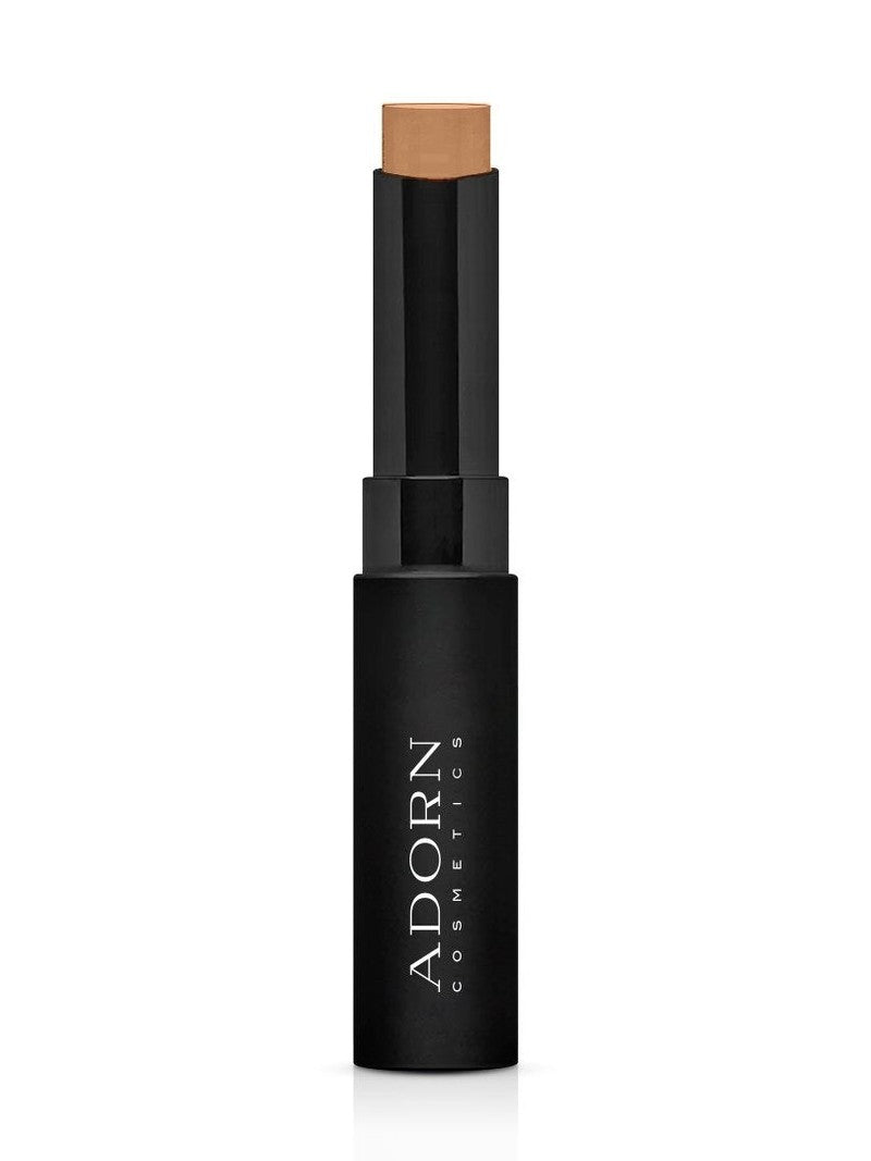 Adorn refillable foundation in Dark Tan — natural buildable coverage for mature skin