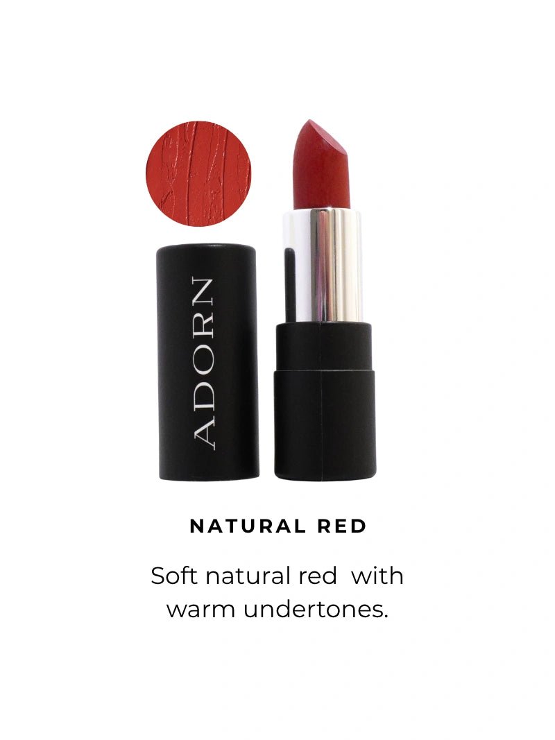 Timeless Natural Lipstick | Long-lasting Lipstick - Adorn Cosmetics