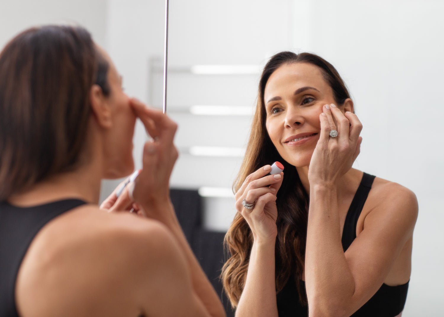 how to apply bronzer and blush