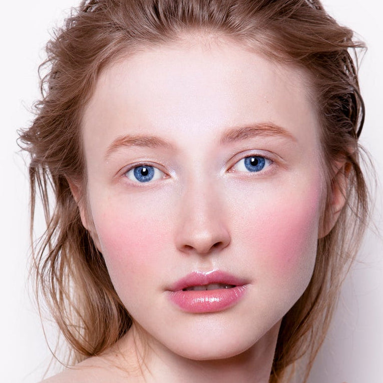 Fresh faced Fair skin foundation look adorn