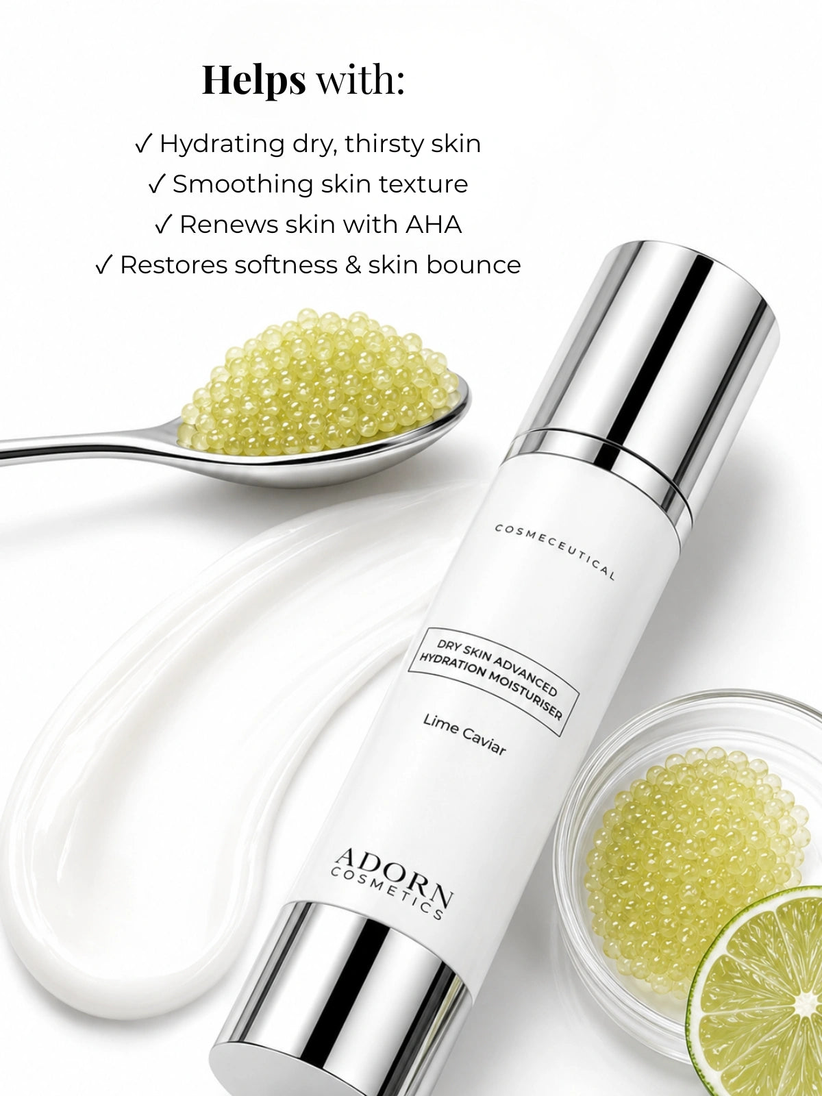 Lime Caviar Ultra-Hydrating Face Cream | Refillable