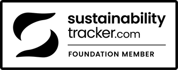 Logo of Sustainability Tracker with 'Foundation Member' text on a white background