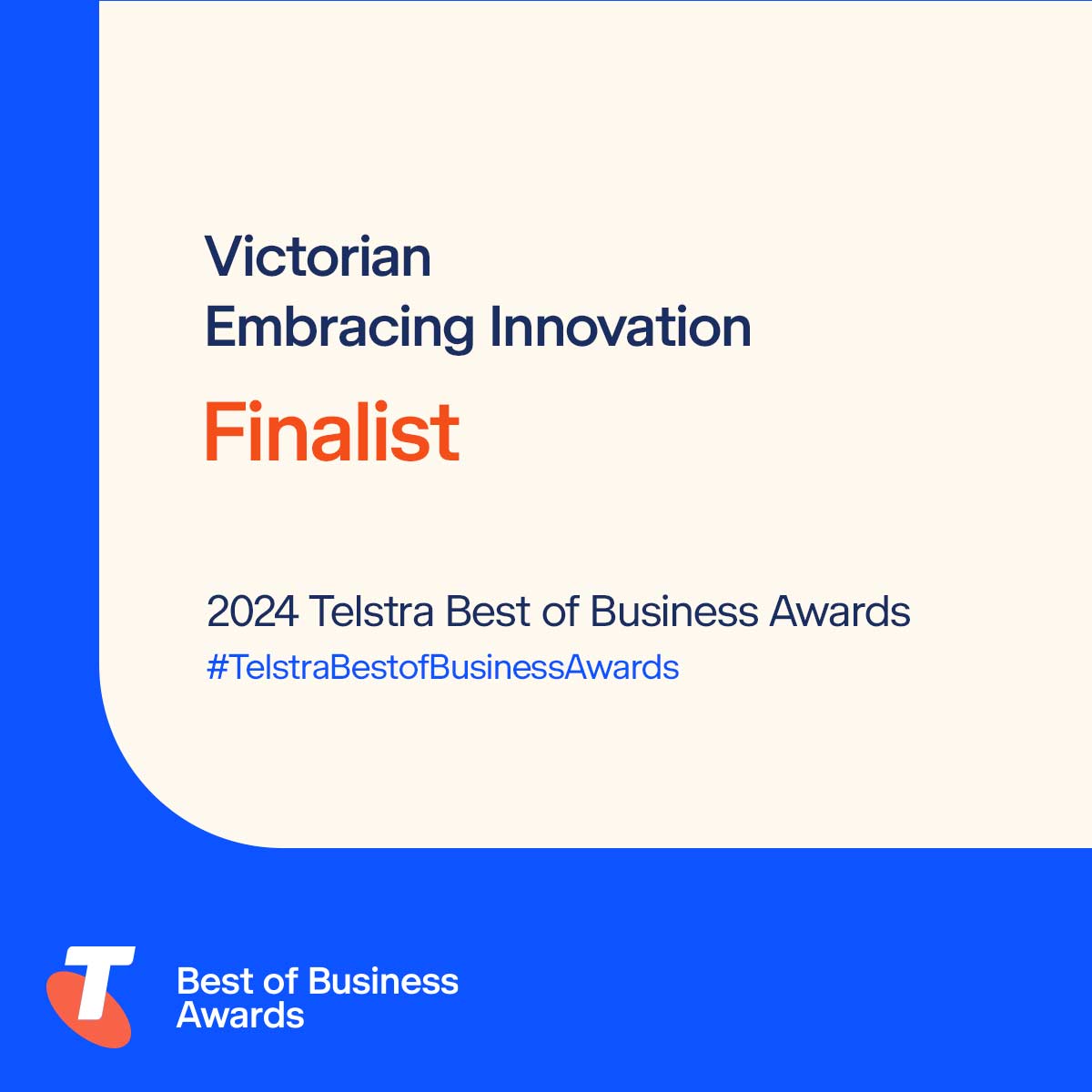 Briony Kennedy Victorian Embracing Innovation finalist in the 2024 Telstra Best of Business Awards.