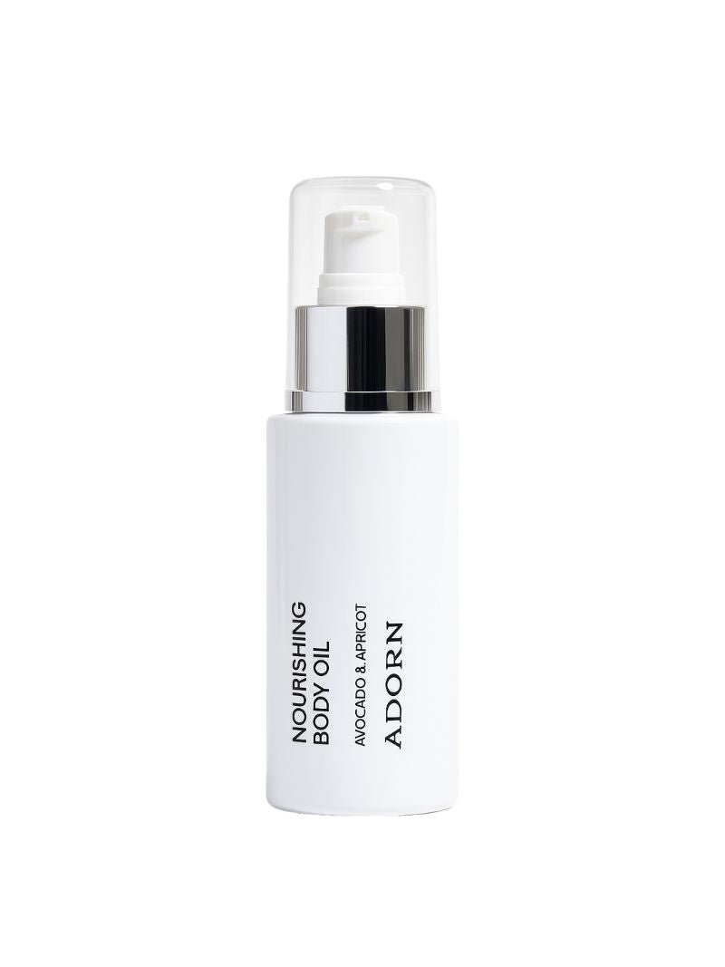Organic Body Oil Australia on a white background from Adorn Cosmetics.