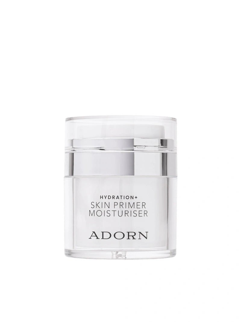 Adorn Hydration+ refillable primer moisturiser — silicone-free 2-in-1 base for mature skin