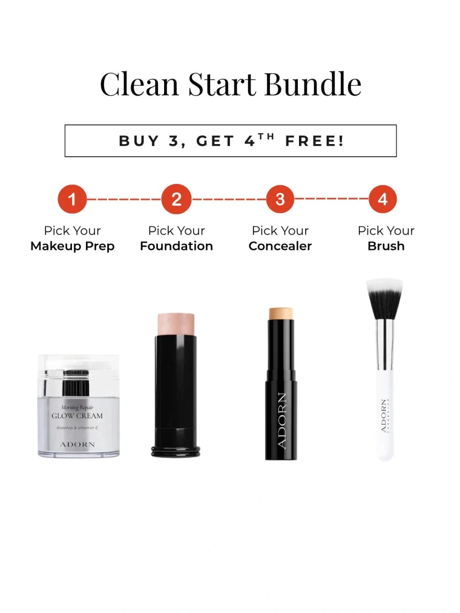 Clean Start Bundle product - Adorn Cosmetics