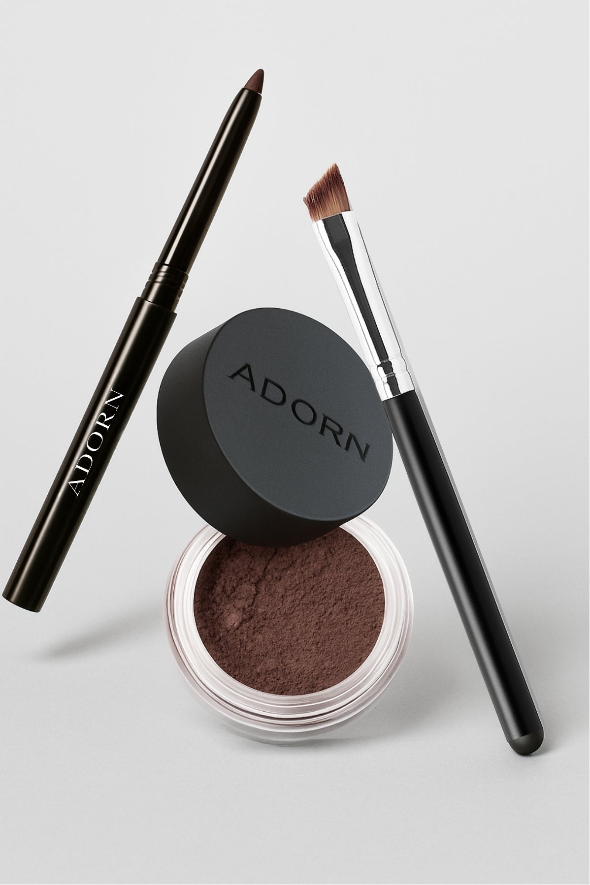 Best eyebrow powder and mineral eyeliner and precision angled brush