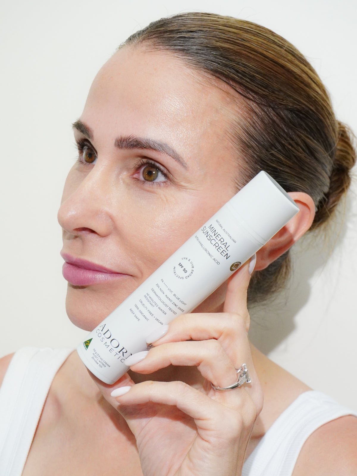 ADORN Mineral SPF 50+ Face Sunscreen | 25% Non - Nano Zinc - Adorn Cosmetics