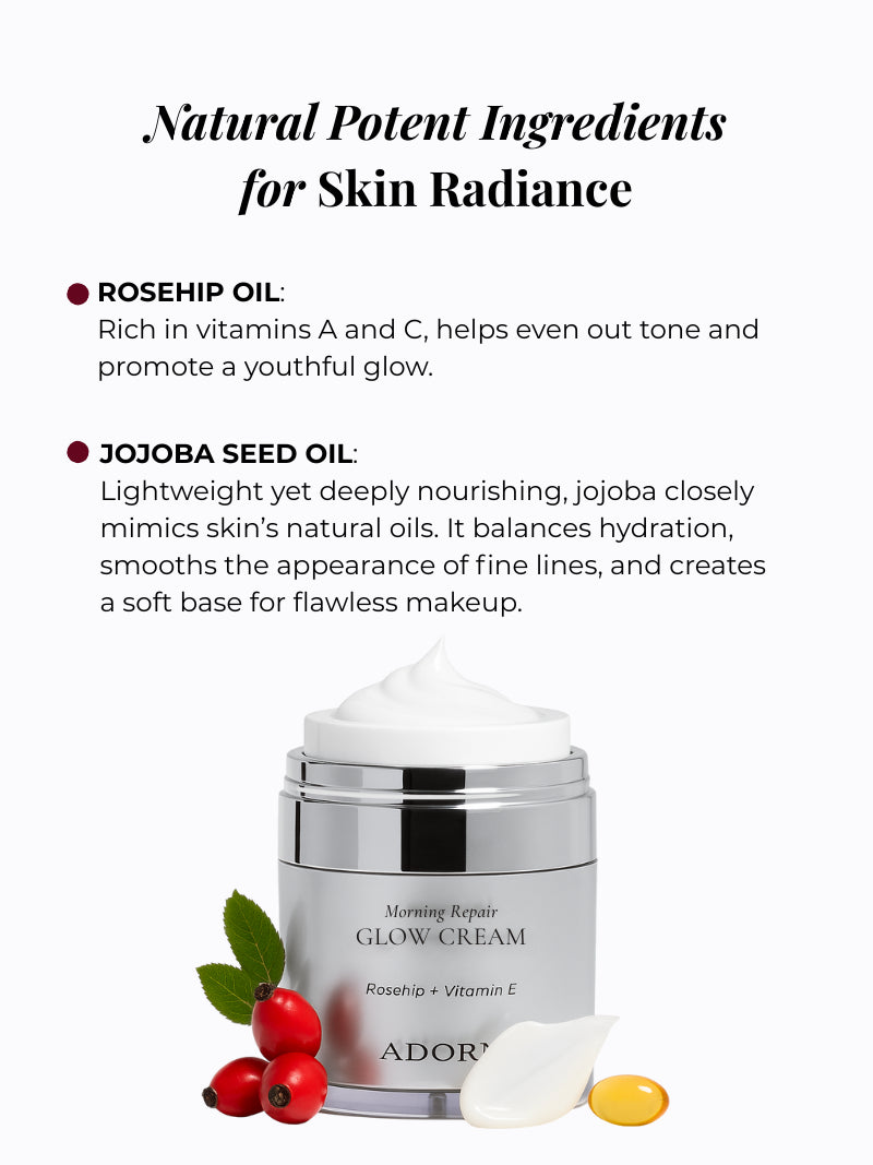 best day cream for mature skin with natural ingredients on a white background.