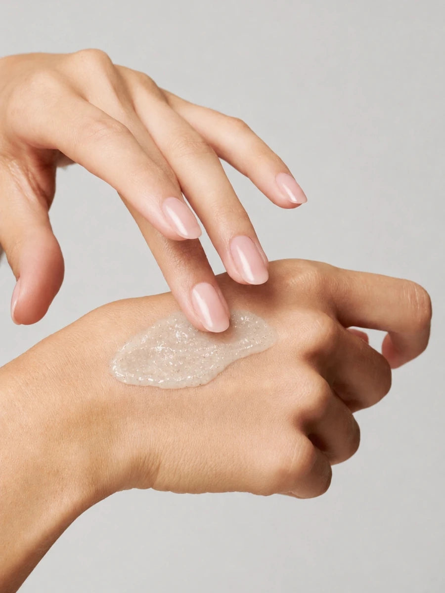 Natural Bamboo + AHA's Face Exfoliator | Refillable Exfoliator - Adorn Cosmetics