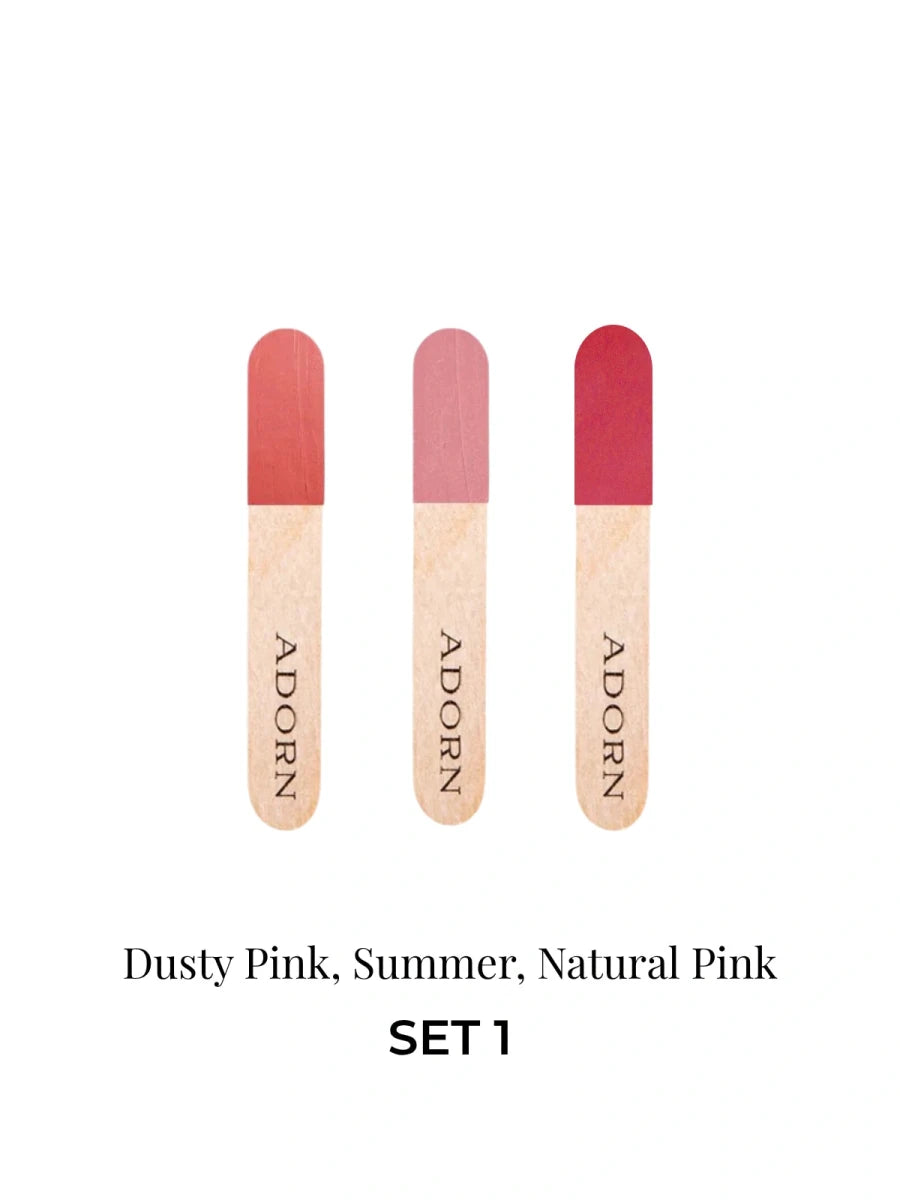 Natural Cream Blush Samples |3 Pce Lip Gloss & Balm - Adorn Cosmetics