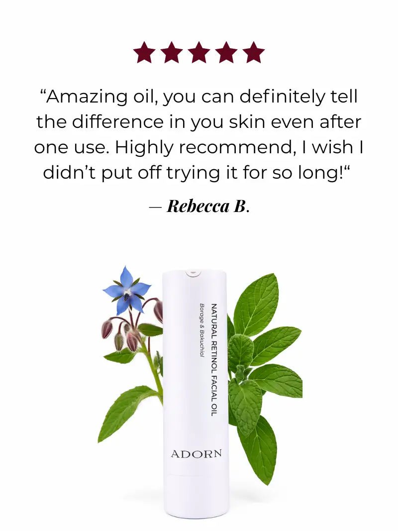 Natural Retinol Borage Bakuchiol Oil - Facial Oil