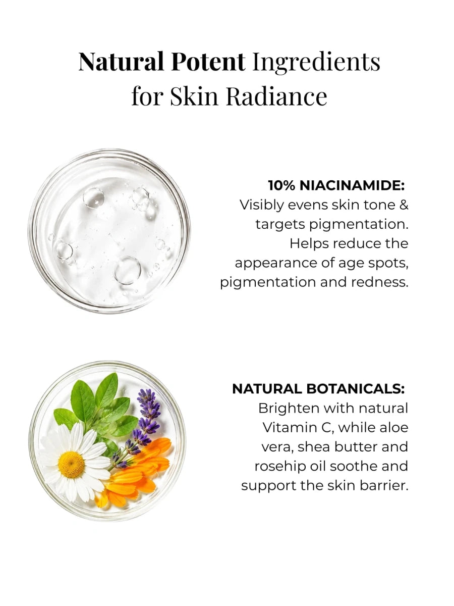 Niacinamide 10% Night Cream | Refillable Moisturiser & Eye Cream - Adorn Cosmetics
