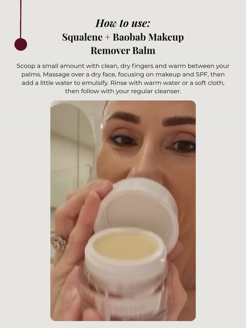 Makeup removing balm how to