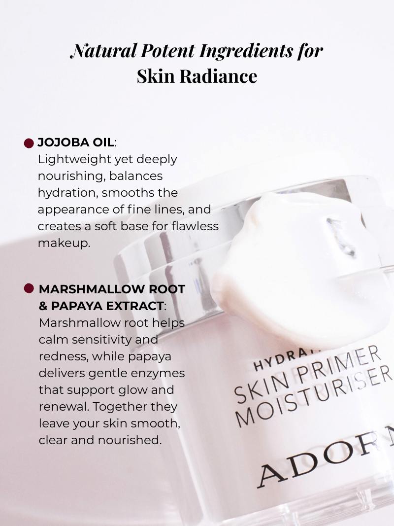 Silicone-free makeup primer — Adorn Hydration+ for mature skin
